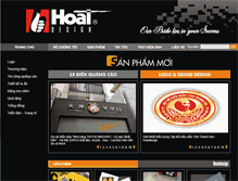 Tablet Screenshot of hoaidesign.com